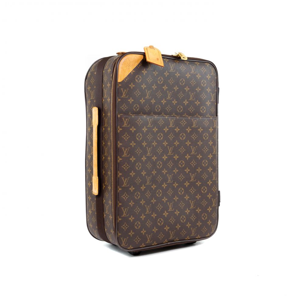 LOUIS VUITTON Pegase Legere 55 Monogram Canvas Business Suitcase Bag-US
