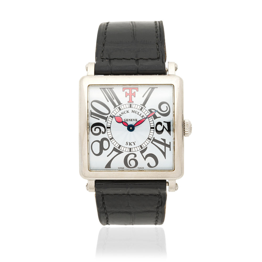 Franck Muller. A limited edition stainless steel quartz wristwatch