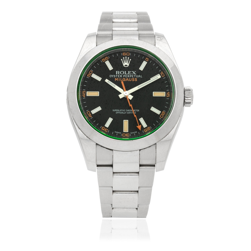 Rolex. A stainless steel automatic bracelet watch