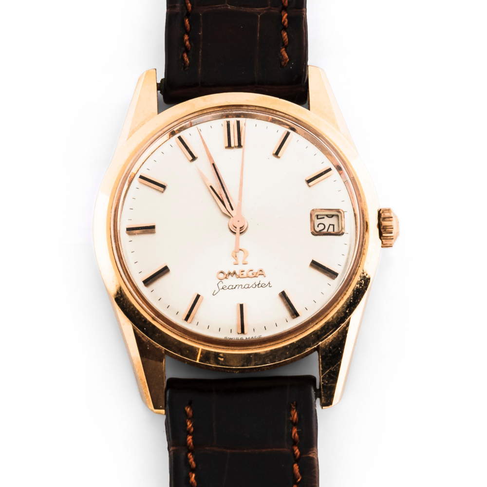 Omega 18kt Gold Seamaster Wristwatch