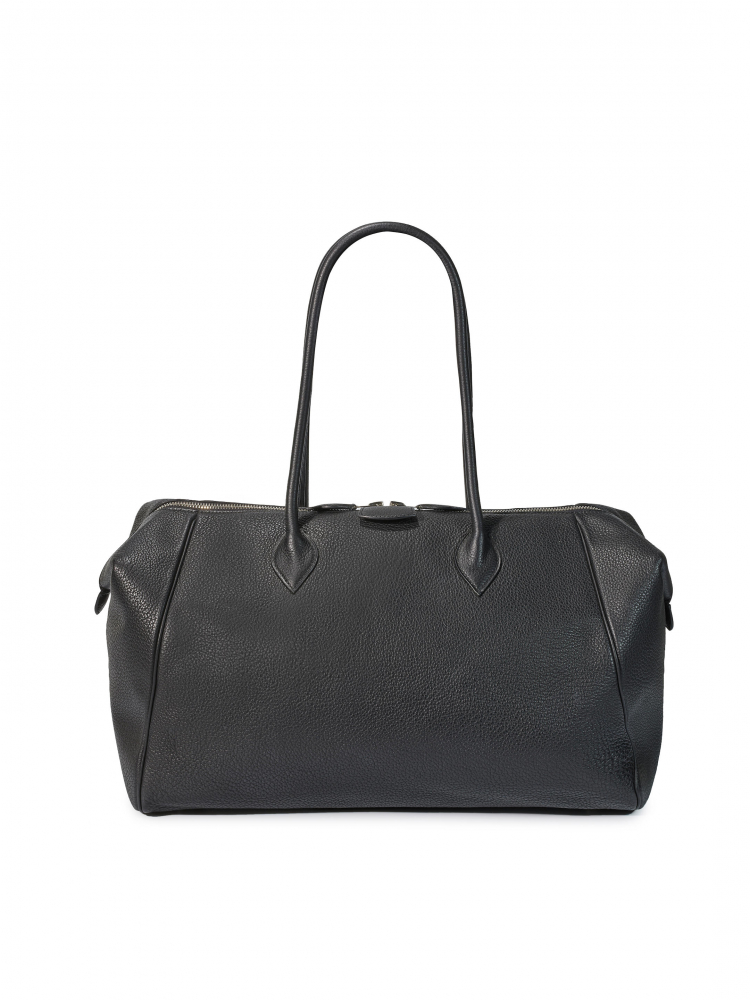 HERMÈS: BLACK CLEMENCE PARIS-BOMBAY 40 TRAVEL BAG