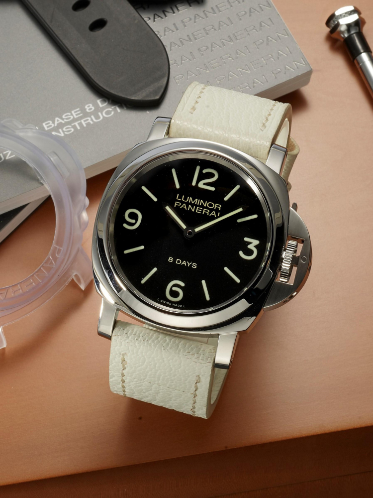 PANERAI | LUMINOR BASE 8 DAYS, REF.PAM00560, A LIMITED PRODUCTION STAINLESS STEEL WRISTWATCH WITH 8 DAYS POWER RESERVE, CIRCA 2016