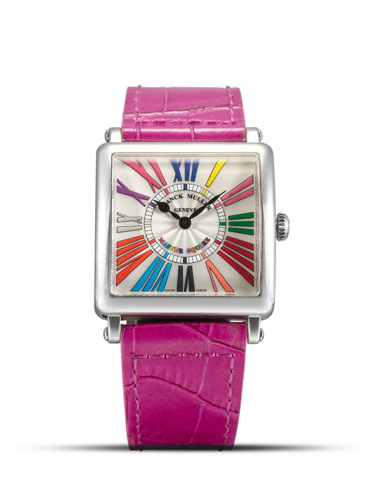 FRANCK MULLER | MASTER SQUARE COLOUR DREAMS, REF.6002MQZ, A STAINLESS STEEL WRISTWATCH, CIRCA 2018