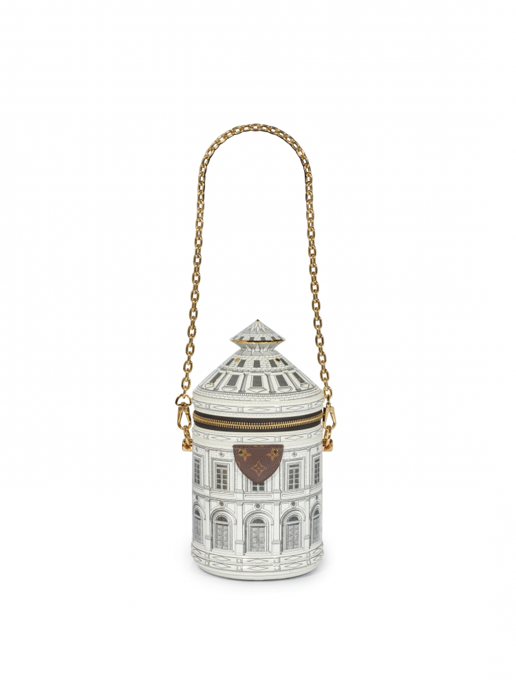 LOUIS VUITTON X FORNASETTI: ARCHITETTURA CANNES BAG
