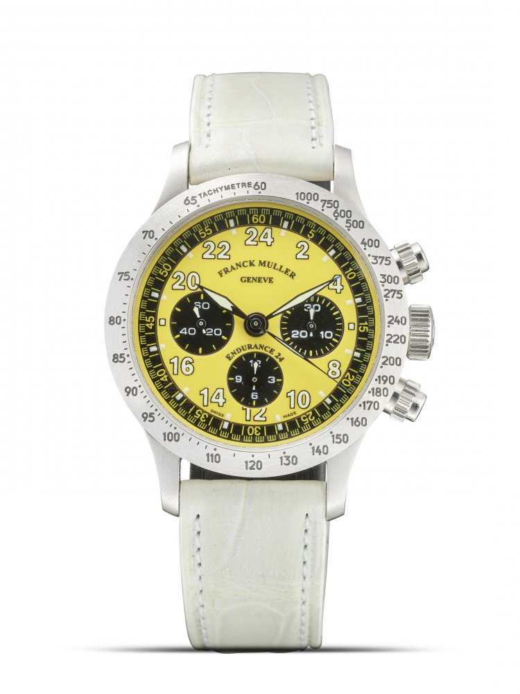 FRANCK MULLER | ENDURANCE 24, A LIMITED EDITION STAINLESS STEEL CHRONOGRAPH WRISTWATCH, CIRCA 1995
