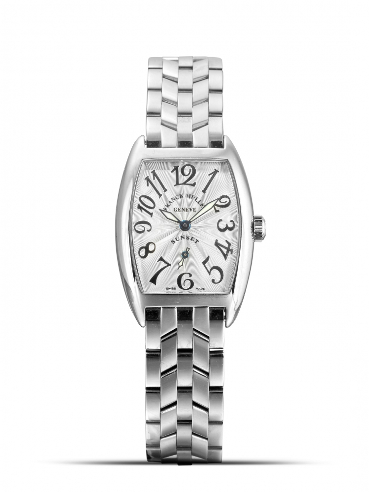 FRANCK MULLER | SUNSET, REF.1750S6PM, A WHITE GOLD BRACELET WATCH, CIRCA 1995