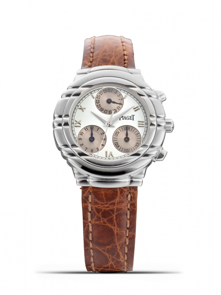 PIAGET | TANAGRA, REF.14071, A WHITE GOLD CHRONOGRAPH WRISTWATCH, CIRCA 1995