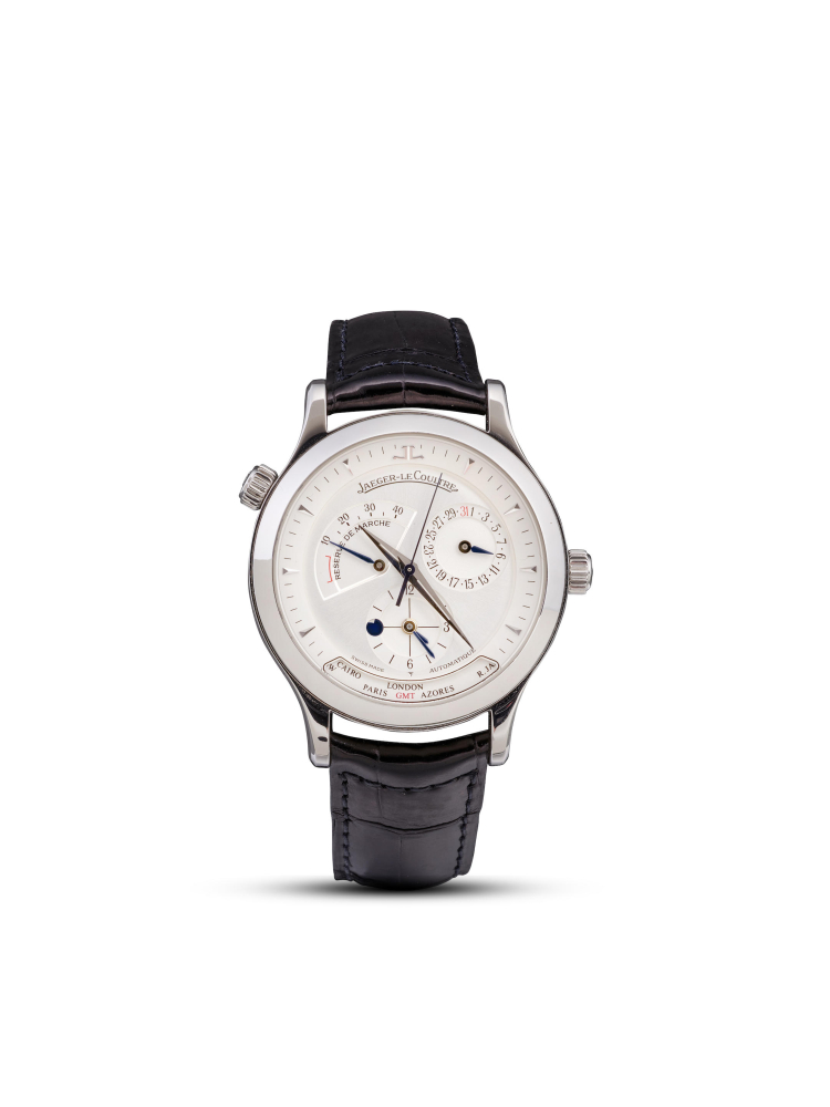 JAEGER-LECOULTRE | MASTER CONTROL GEOGRAPHIC, REF.142.8.92, A STAINLESS STEEL DUAL TIME ZONE WRISTWATCH WITH POWER RESERVE, DAY/NIGHT INDICATOR AND DATE, CIRCA 2000