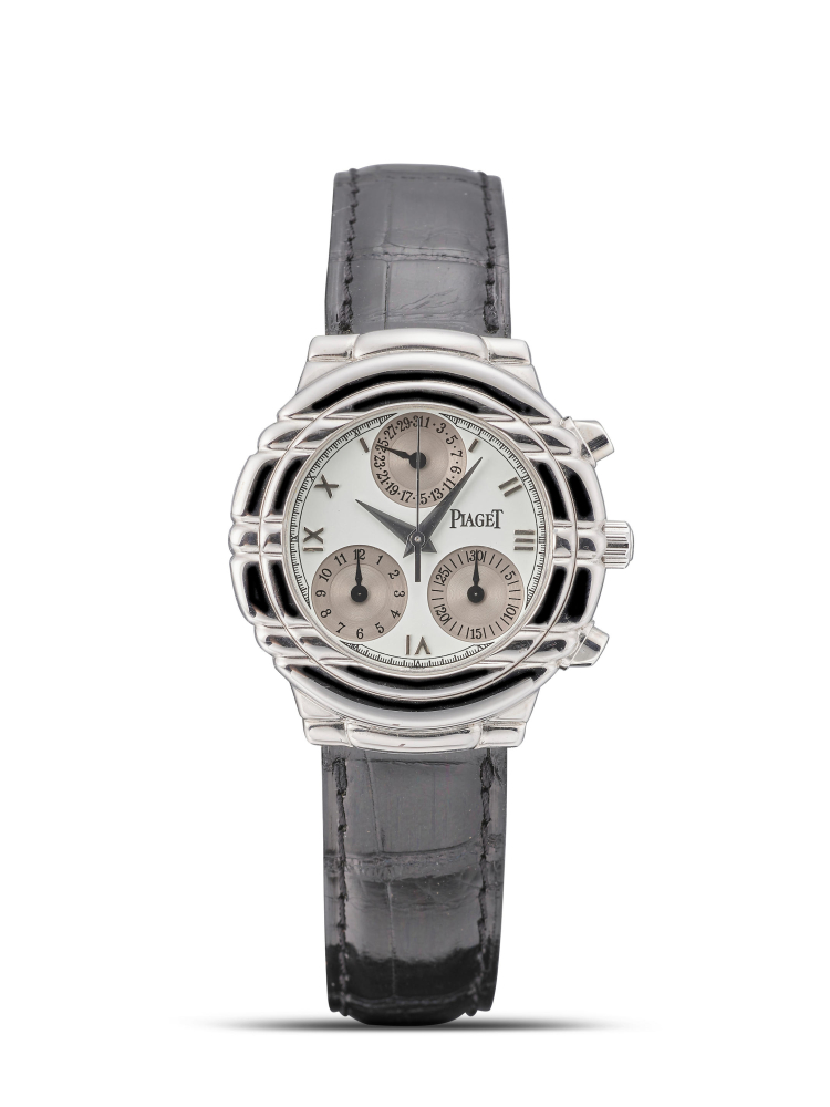 PIAGET | TANAGRA, REF.14071, A WHITE GOLD CHRONOGRAPH WRISTWATCH, CIRCA 1995