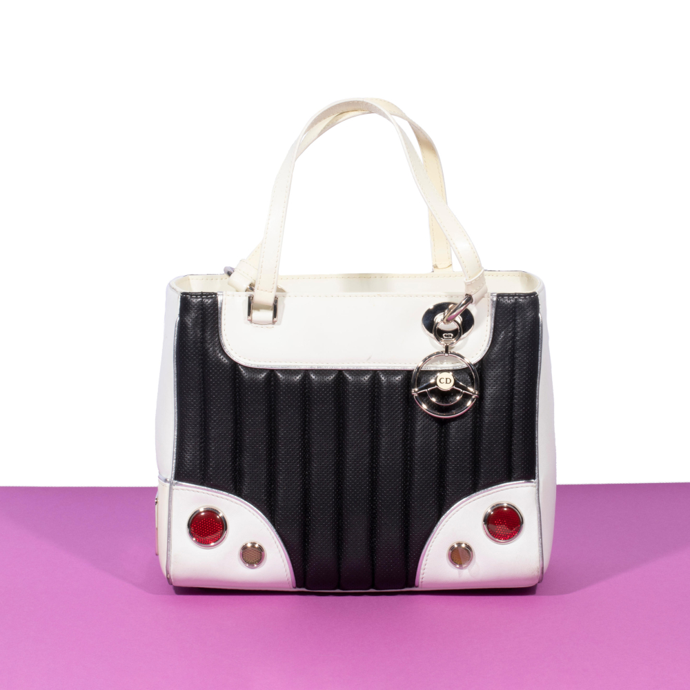 Christian DIOR, année 2001. Sac cabas "Cadillac" PM 24 cm