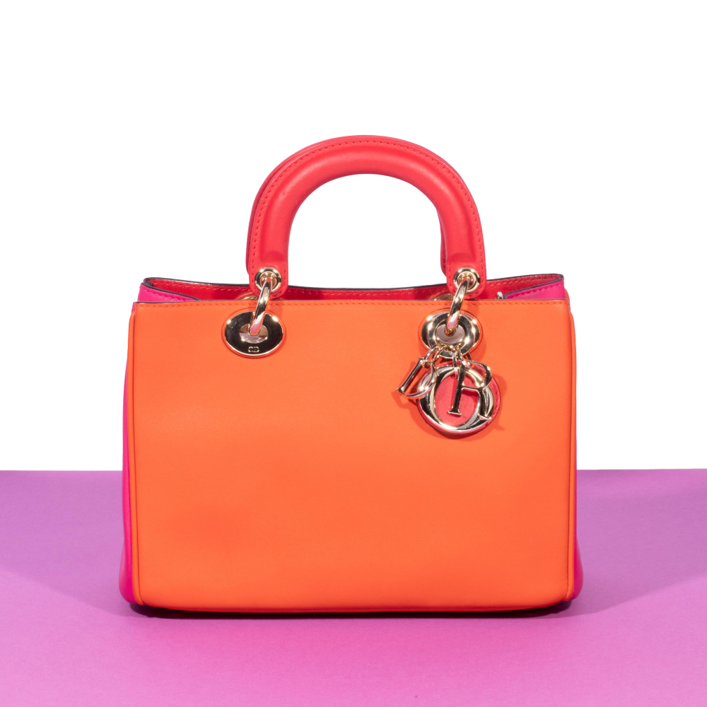 Christian DIOR, Collection Prêt à Porter Printemps/Eté 2013. Sac "Diorissimo" PM 23 cm