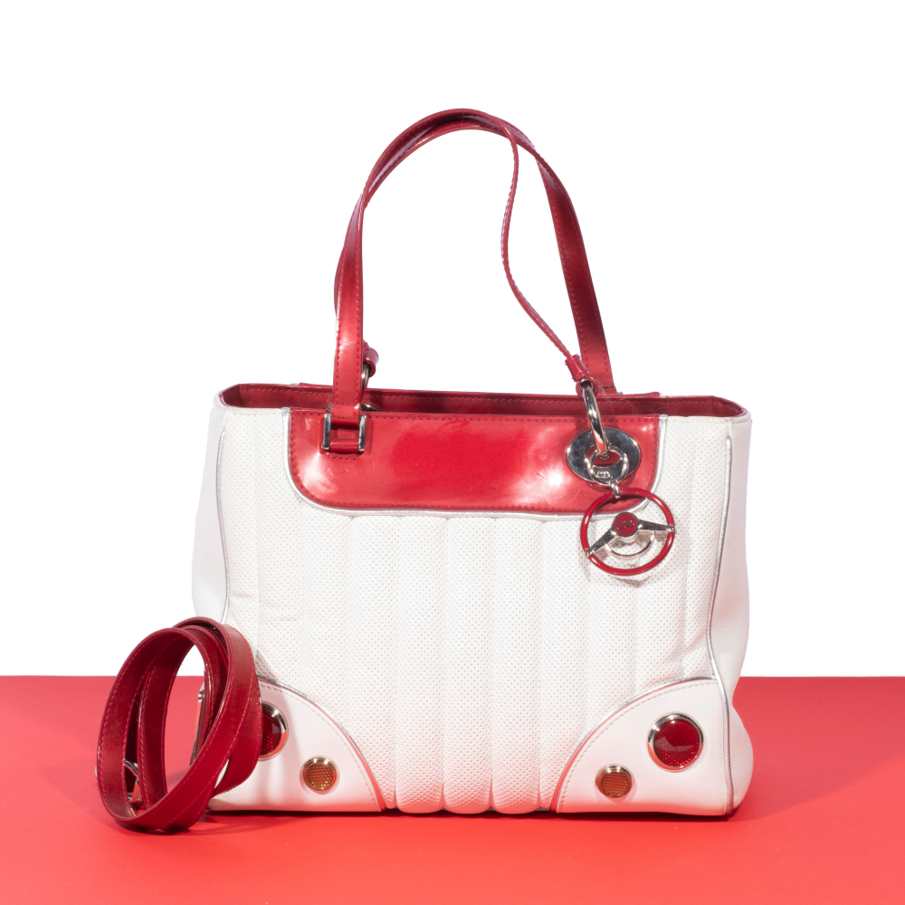 Christian DIOR, année 2001. Sac cabas "Cadillac" PM 24 cm