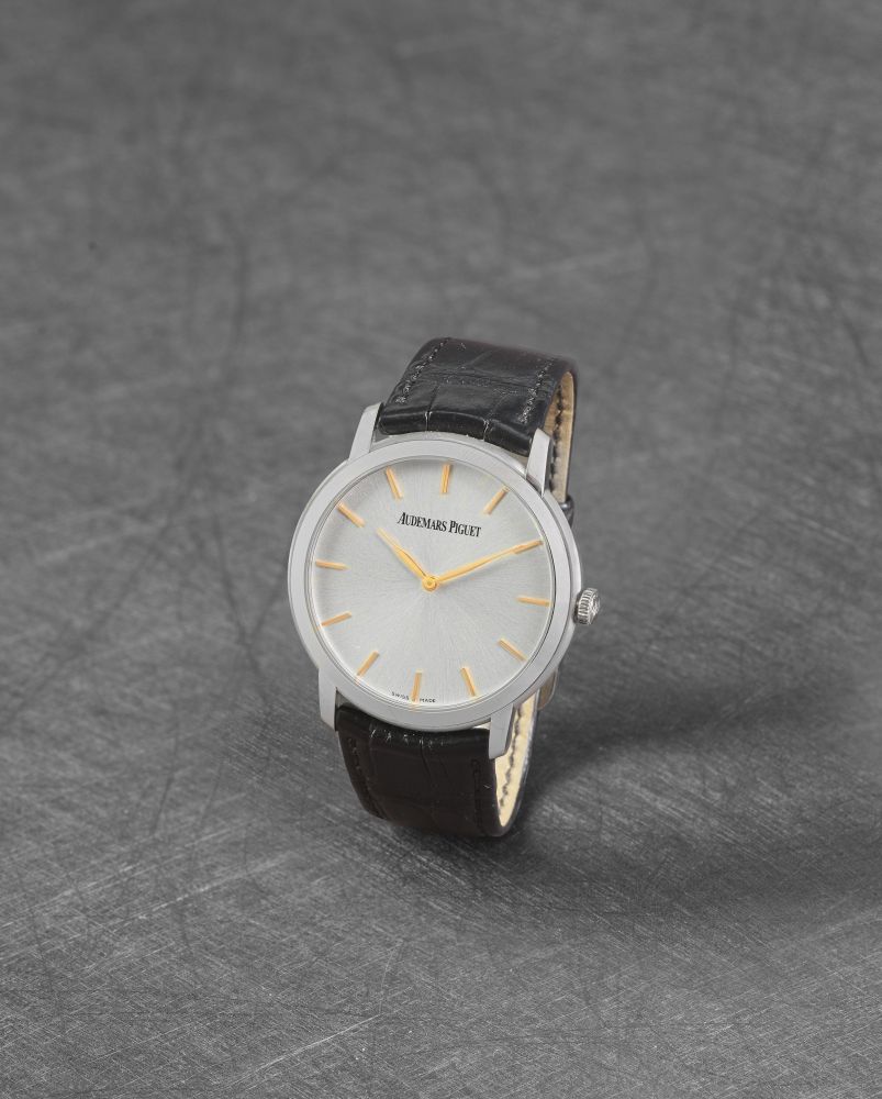 Audemars Piguet. A fine 18K white gold automatic wristwatch