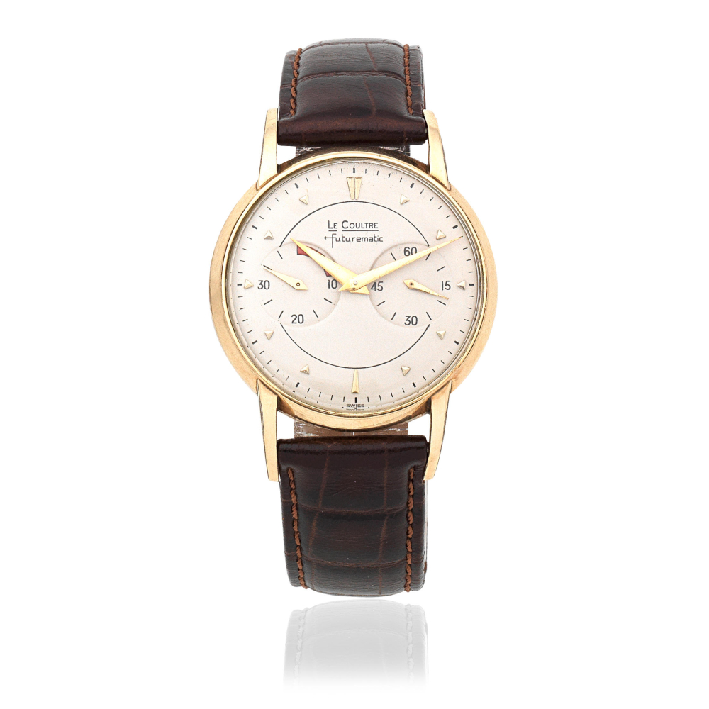 LeCoultre. A 10K gold filled automatic wristwatch with power reserve