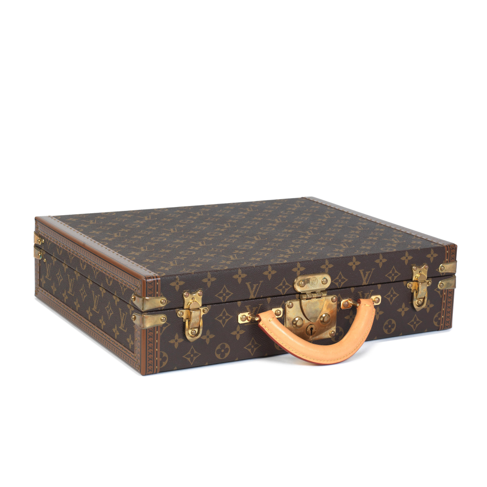 Louis Vuitton: a Monogram President Briefcase 45