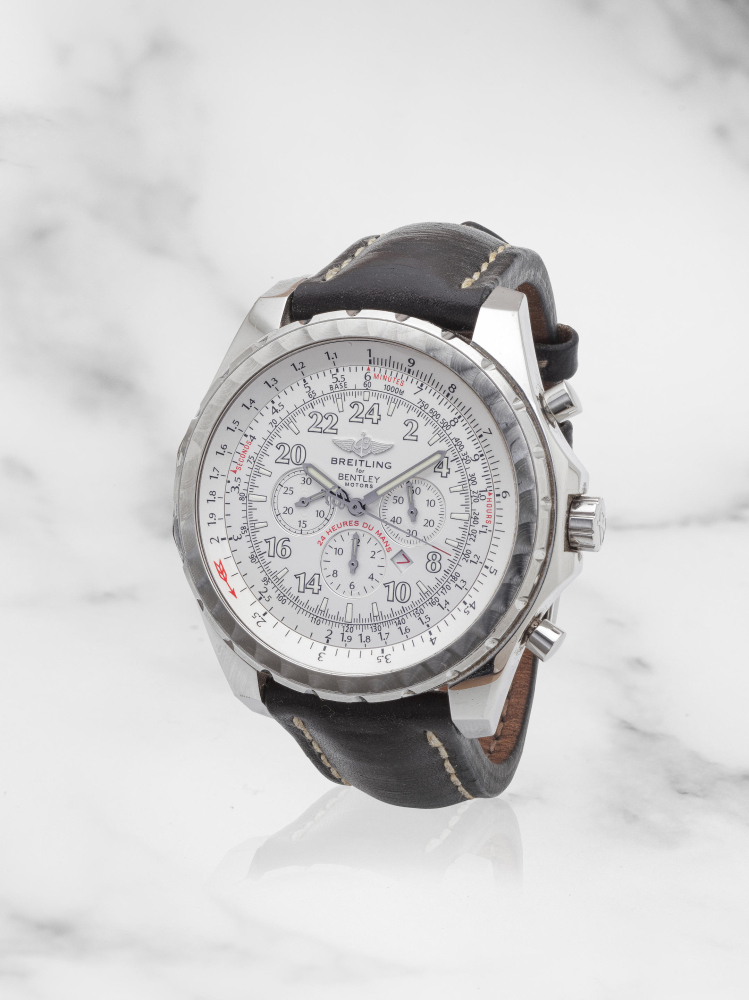 Breitling for Bentley. A stainless steel automatic calendar chronograph wristwatch