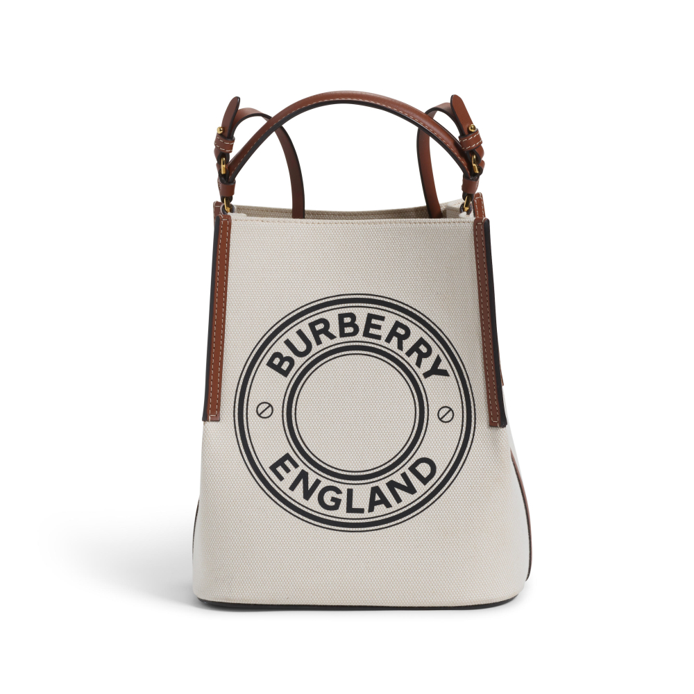 BURBERRY: SMALL PEGGY BUCKET BAG