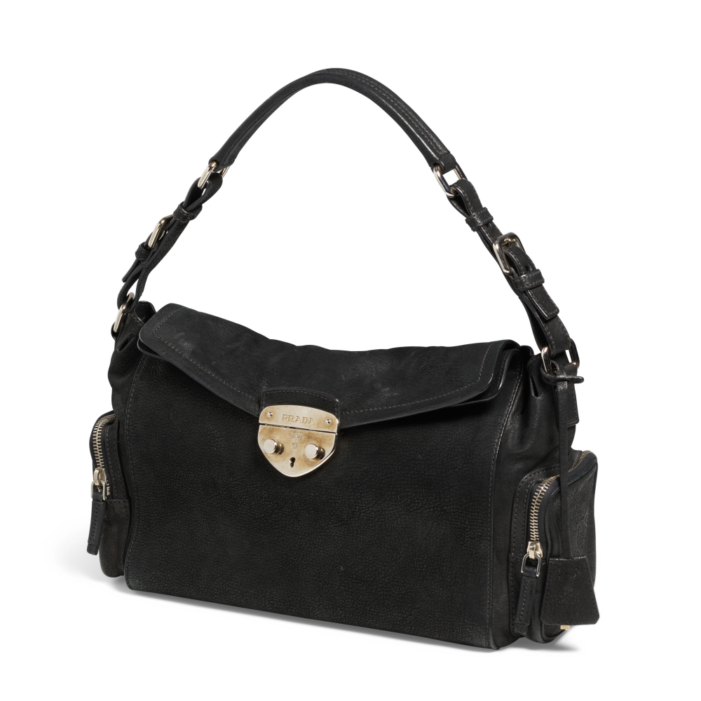 PRADA: CERVO ANTIC EASY SHOULDER BAG