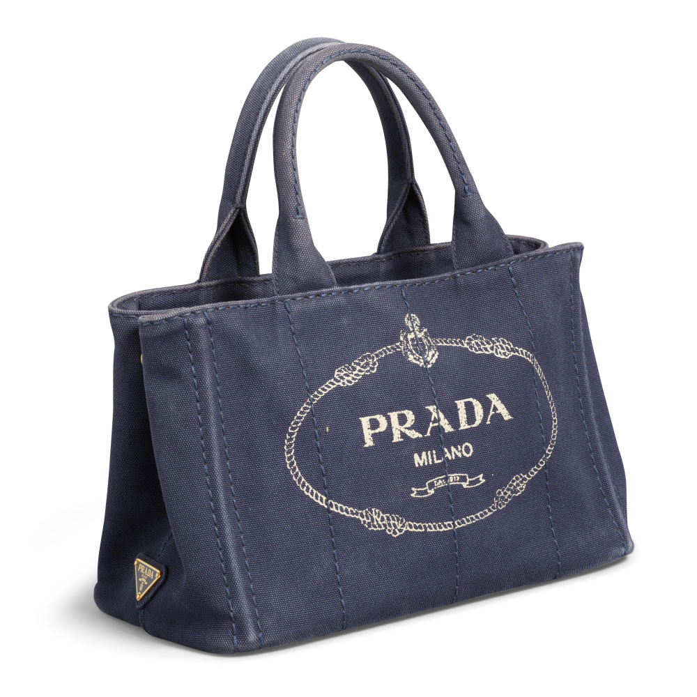 PRADA: CANAPA LOGO TOTE