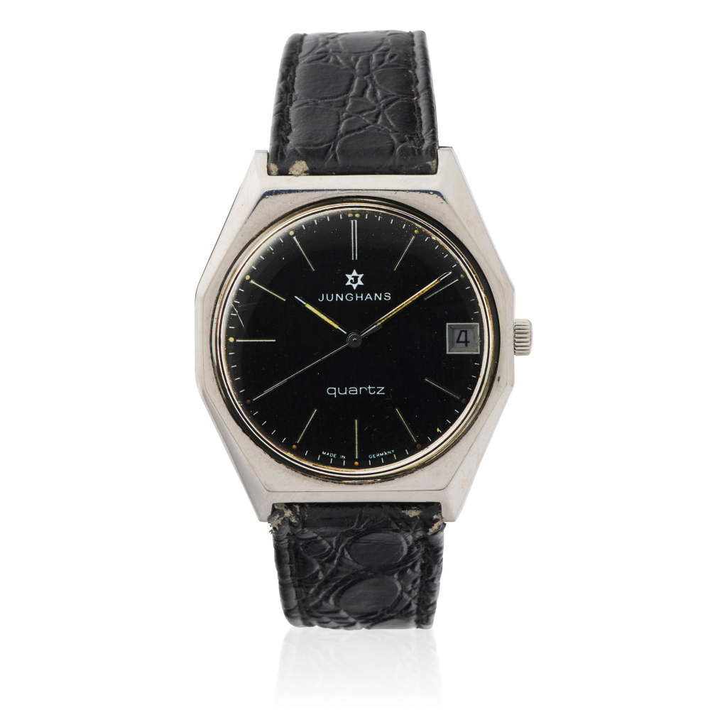 Junghans. A stainless steel quartz calendar wristwatch