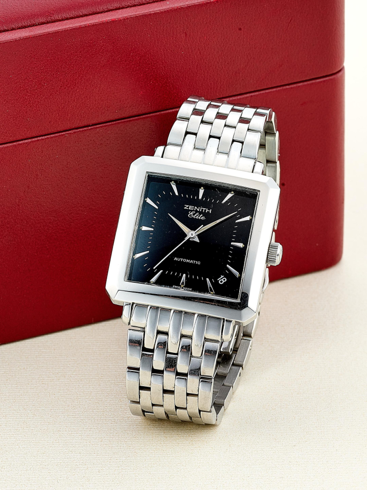 [NO RESERVE] ZENITH | ELITE, REF.90/02.0100.670, A STAINLESS STEEL BRACELET WATCH WITH DATE, CIRCA 2000