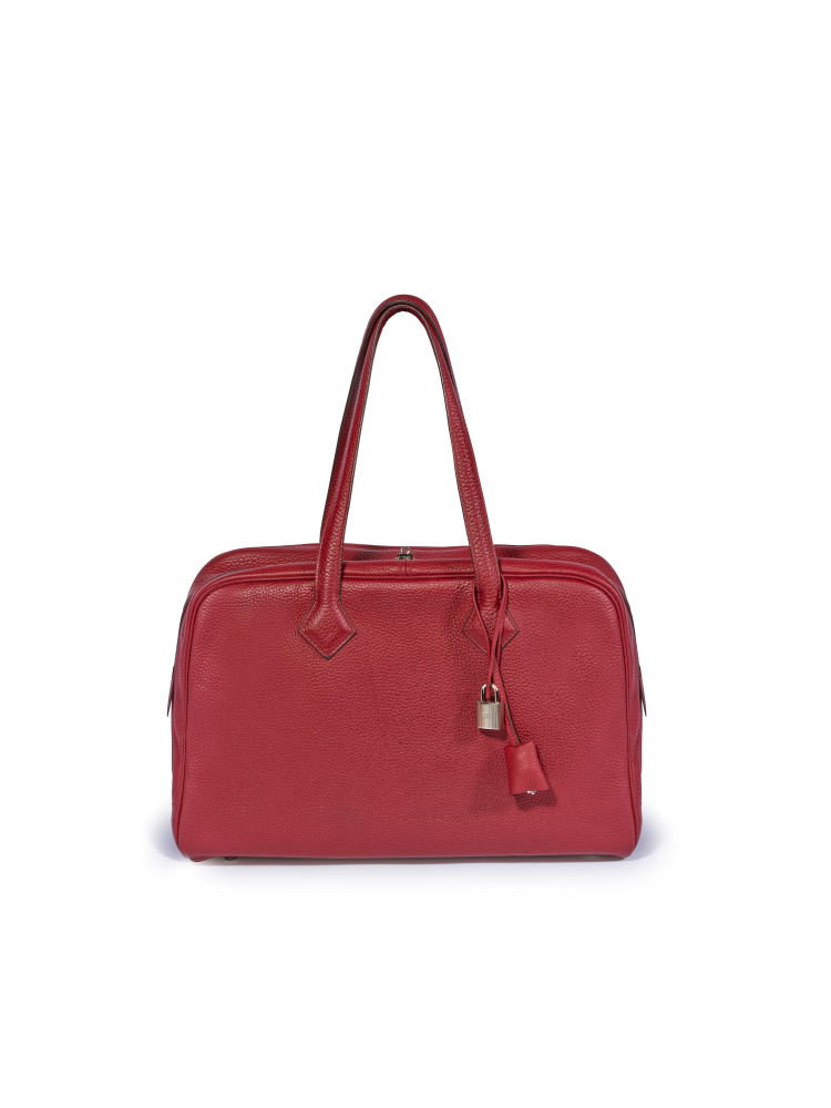 夏*ル様 Vintage HERMÈS Victoria Crossbody B Hermes 1997 Natural Canvas and Leather VICTORIA CROSSBODY