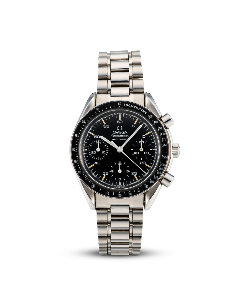 [NO RESERVE] OMEGA | SPEEDMASTER REDUCED, REF.3510.50.00, A STAINLESS STEEL CHRONOGRAPH BRACELET WATCH, CIRCA 2000