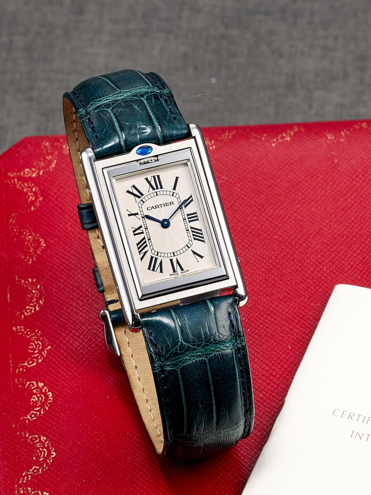 CARTIER | BASCULANTE, REF.2390, A STAINLESS STEEL REVERSIBLE WRISTWATCH, CIRCA 2000