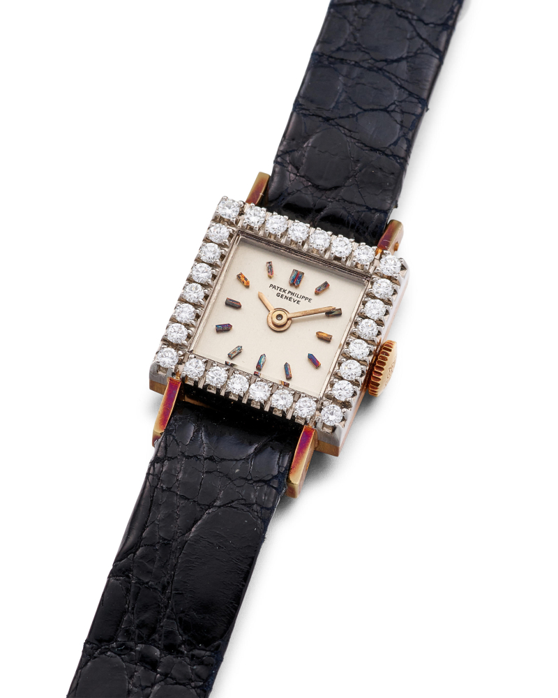 PATEK PHILIPPE | REF.3293/2, A WHITE GOLD, YELLOW GOLD AND DIAMOND-SET WRISTWATCH, CIRCA 1965