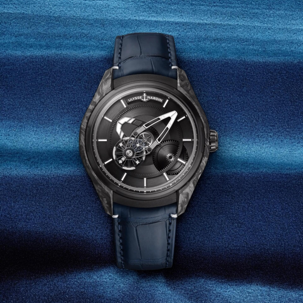 ULYSSE NARDIN | FREAK X CARB, REF.2303-270.1/CARB, A CARBON FIBER CARROUSEL TOURBILLON WRISTWATCH WITH DUAL DIRECT ESCAPEMENT, CIRCA 2022