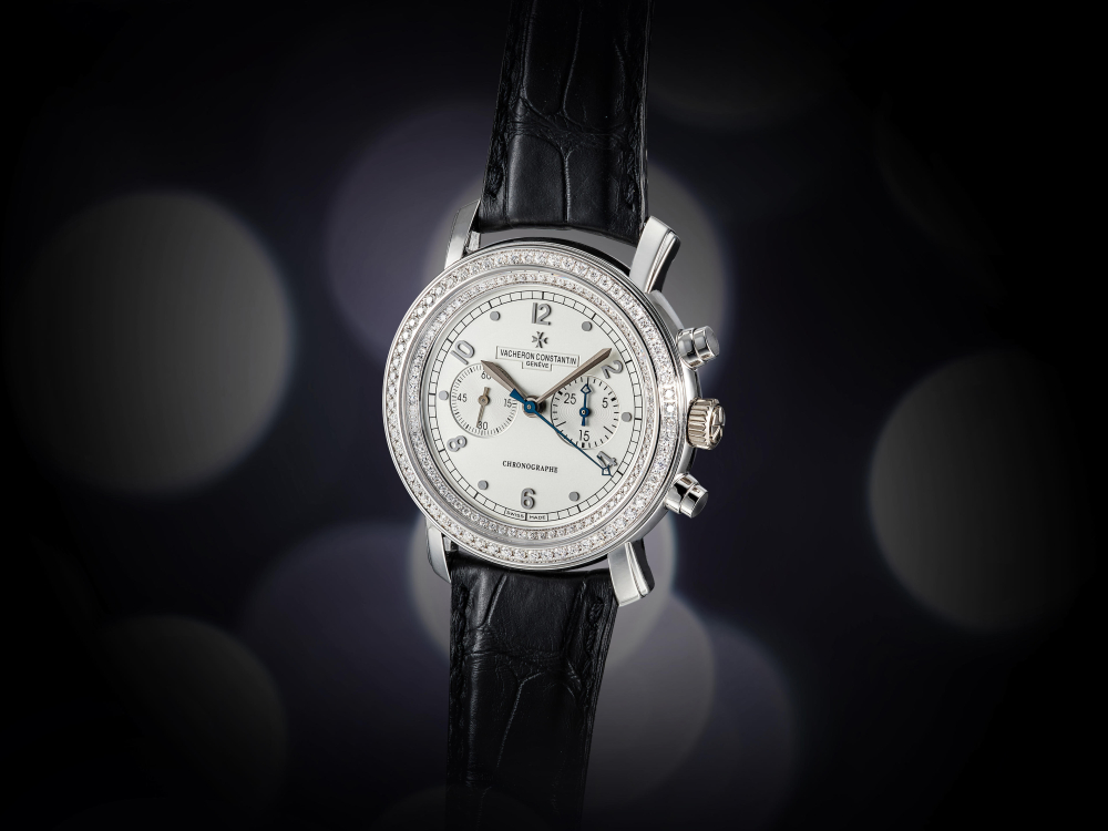 VACHERON CONSTANTIN | MALTE CHRONOGRAPHE, REF.47521/000G, A LIMITED EDITION WHITE GOLD AND DIAMOND-SET CHRONOGRAPH WRISTWATCH, CIRCA 2009