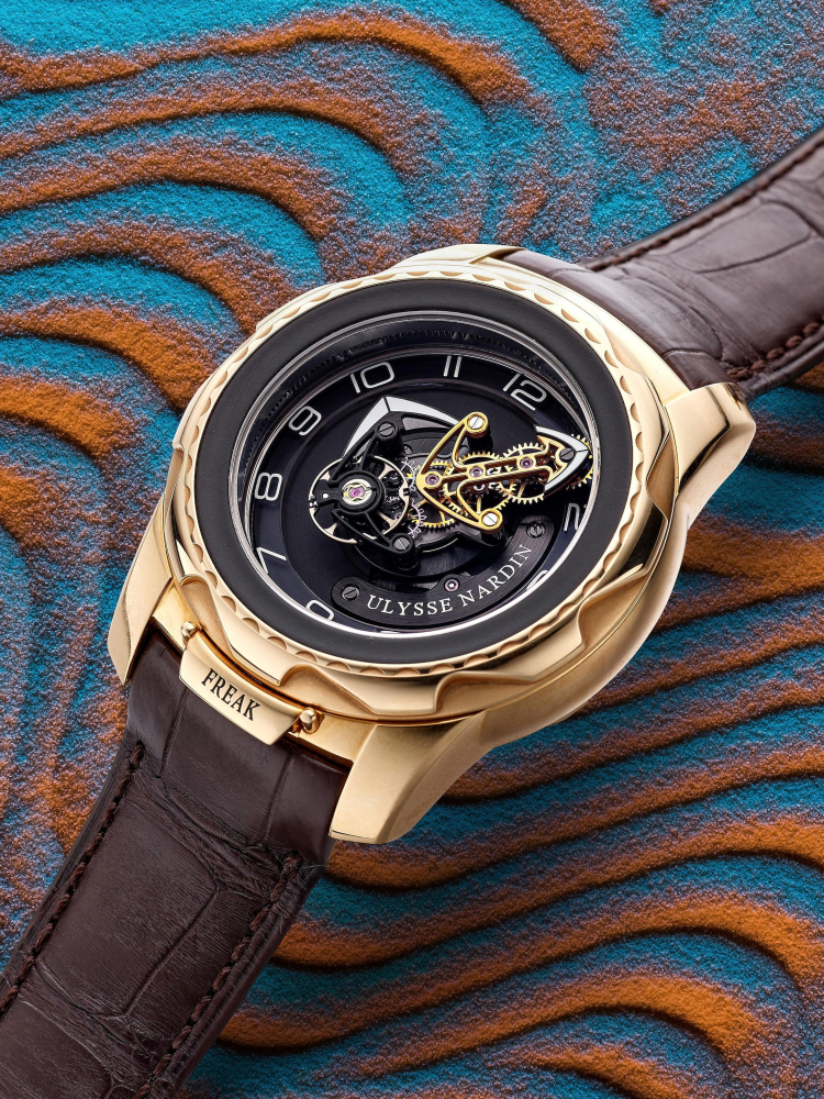 ULYSSE NARDIN | FREAK CRUISER, REF.2056-131, A PINK GOLD CARROUSEL TOURBILLON WRISTWATCH WITH DUAL DIRECT ESCAPEMENT, CIRCA 2016