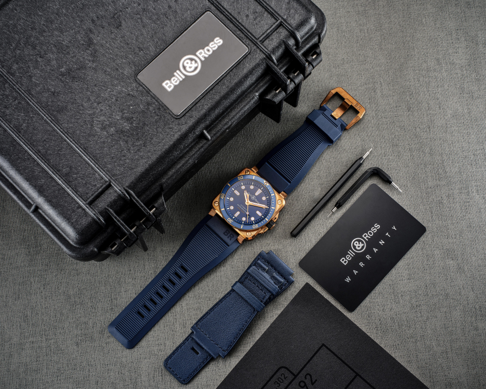 [NO RESERVE] BELL & ROSS | BR03-92 DIVER, A LIMITED EDITION BRONZE AND STAINLESS STEEL WRISTWATCH WITH DATE, CIRCA 2015