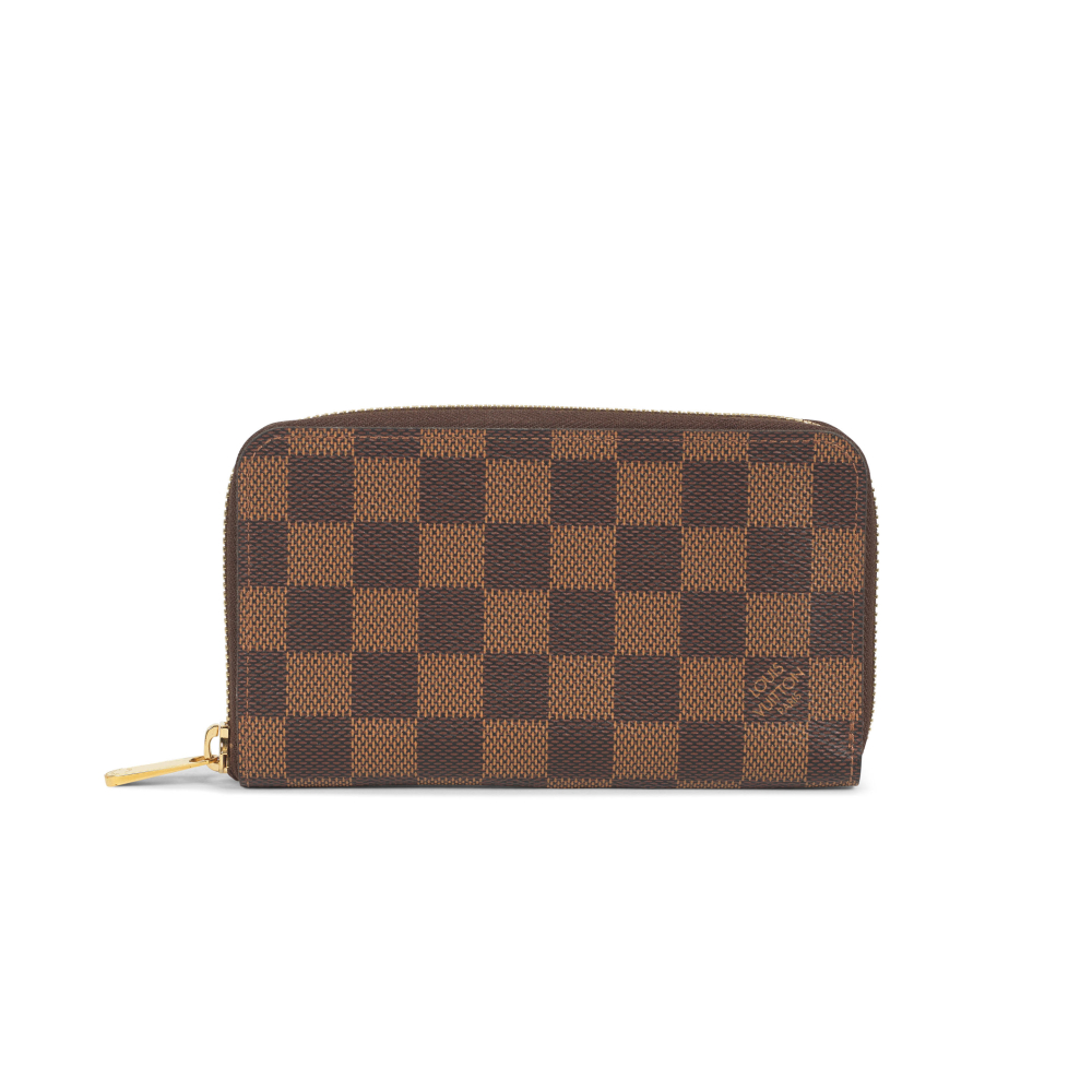 Louis Vuitton: a Damier Ebene Zippy Wallet