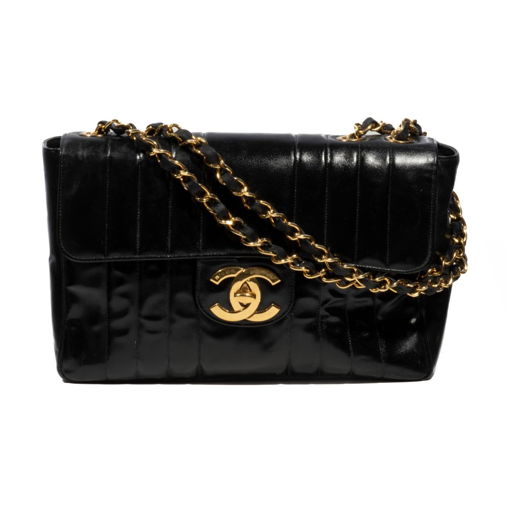 CHANEL, Collection Prêt à Porter, circa 1994/1996. Sac Mademoiselle Jumbo 31 cm