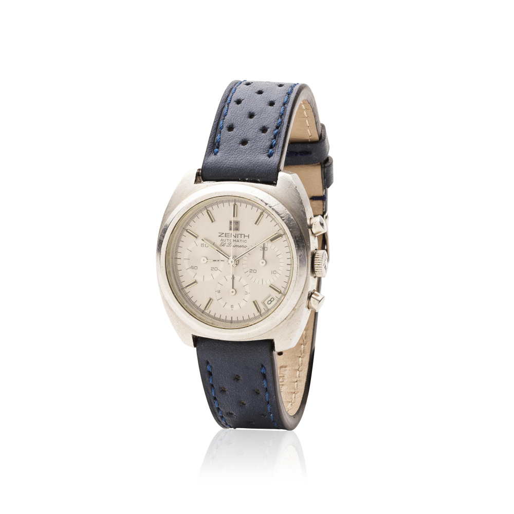 Zenith. A stainless steel automatic calendar chronograph wristwatch