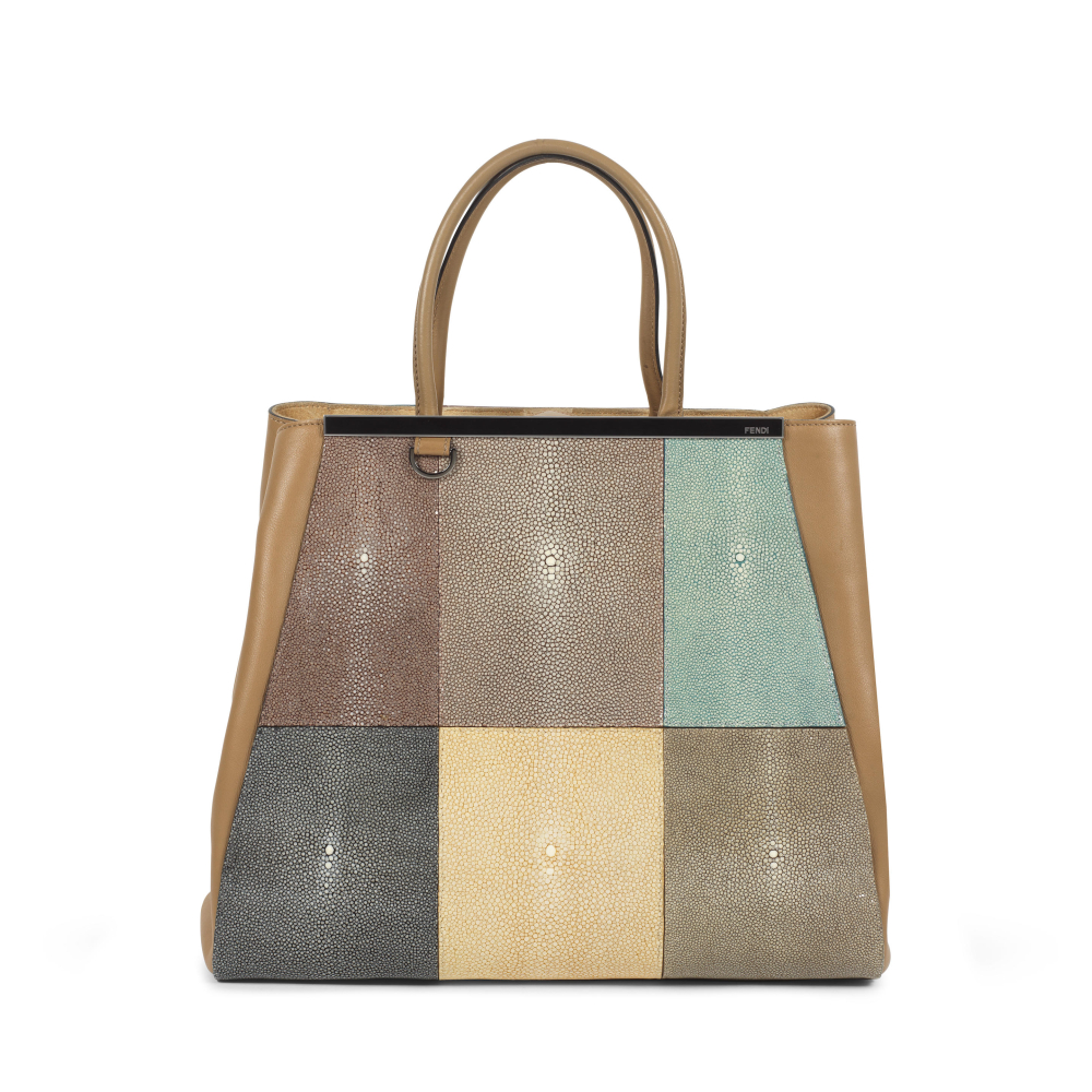 Fendi: a Shagreen 2Jours Tote