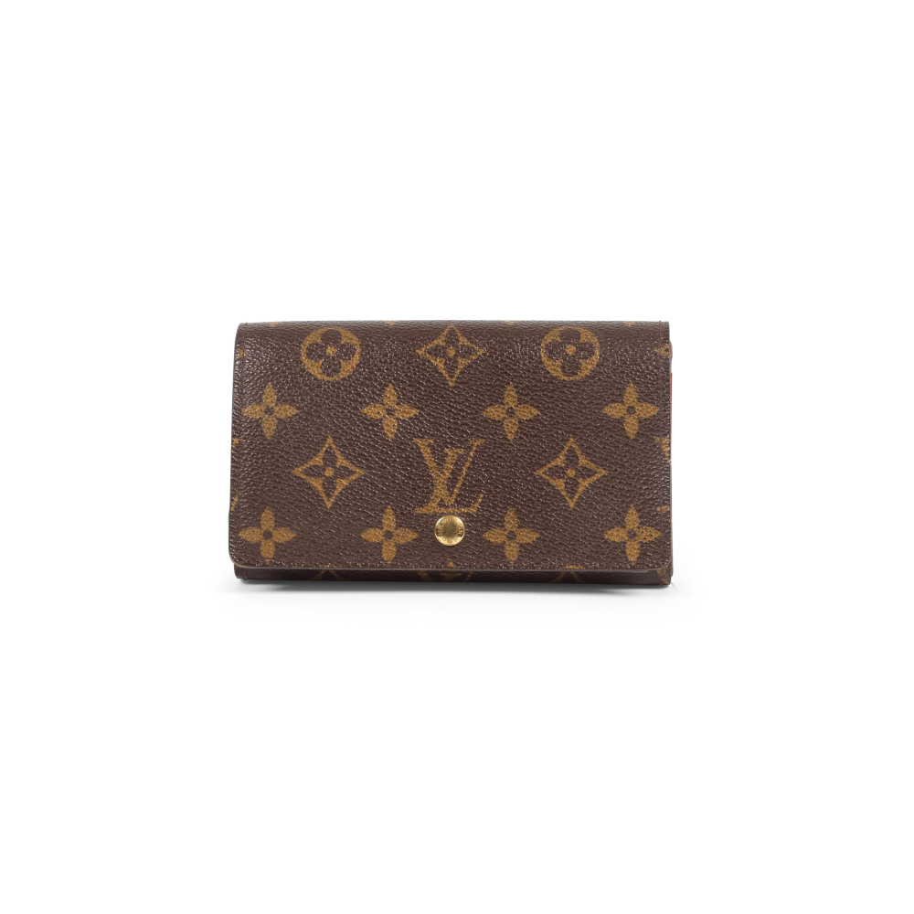 Louis Vuitton: a Monogram Porte-Monnaie Tresor Wallet