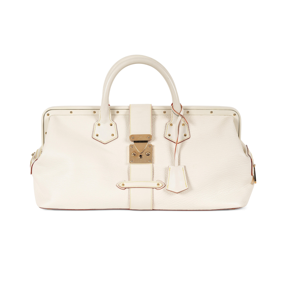 Louis VUITTON. Sac L'Ingénieux en cuir de chèvre Suhali coquille d'œuf.