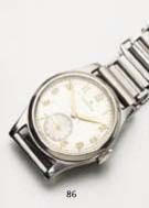 Rolex. A stainless steel mid size wristwatch