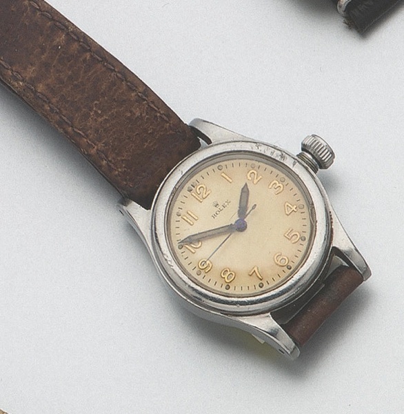 Rolex. A stainless steel centre seconds wristwatch