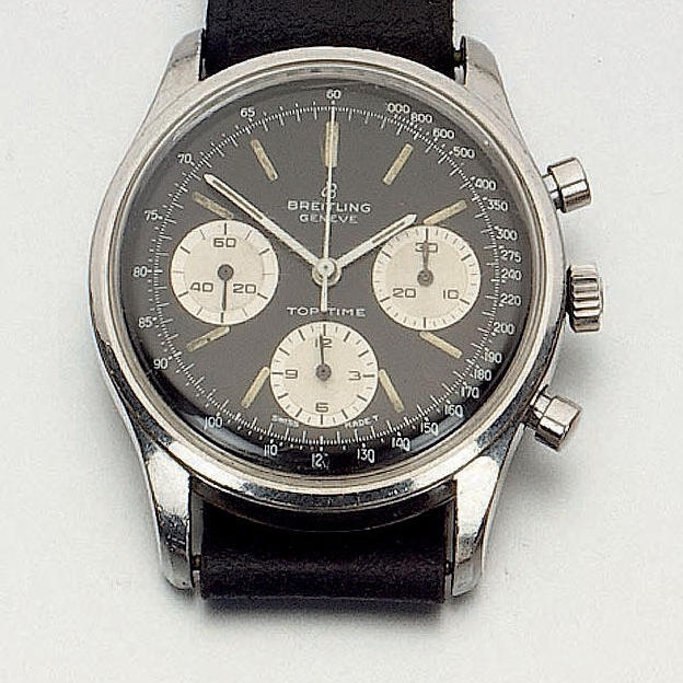 Breitling. A stainless steel chronograph wristwatch