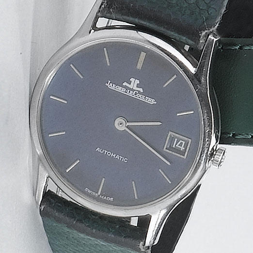 Jaeger LeCoultre. A stainless steel self-winding wristwatch with date