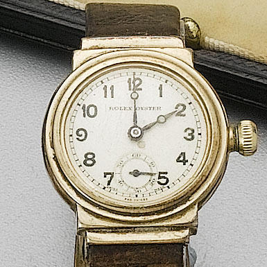 Rolex. An unusual mid size wristwatch