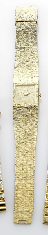Piaget. An 18ct gold bracelet watch