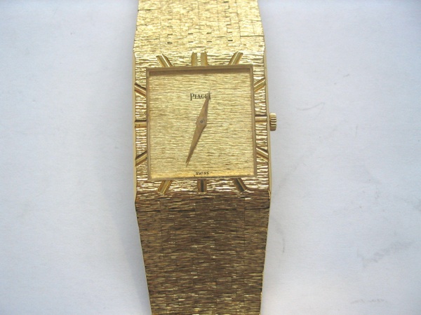 Piaget. An 18ct gold bracelet watch