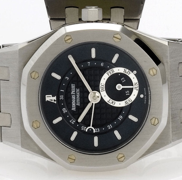 Audemars Piguet. A fine stainless steel automatic annual calendar bracelet watch