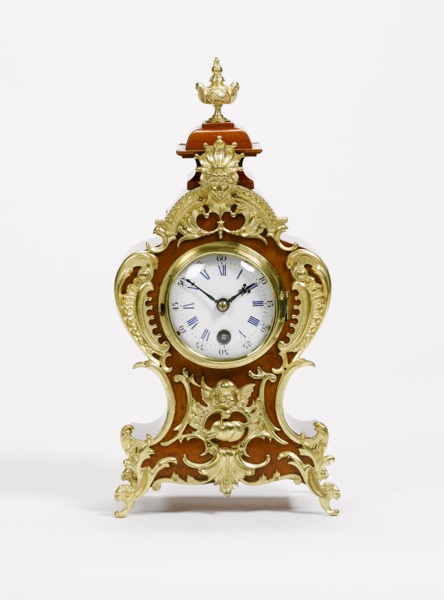 Two turn of the 20th century German mantel clocks