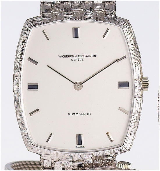 Vacheron Constantin. A fine gents 18ct white gold bracelet watch