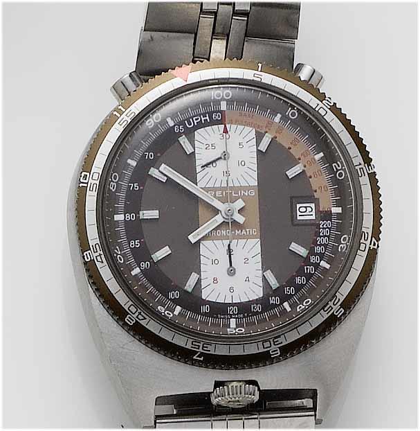 Breitling. A stainless steel automatic wristwatch